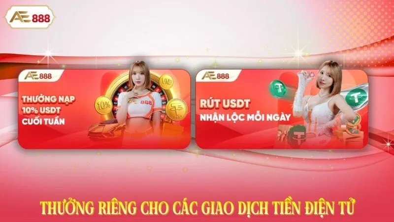 Thưởng riêng cho các giao dịch tiền điện tử